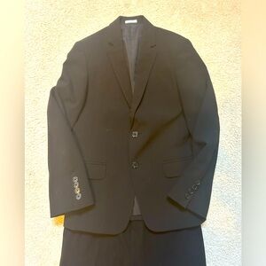 Boys black calvin Klein suit - size 12